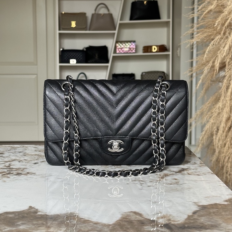 Сумка Chanel Classic Double Flap 25 Chevron