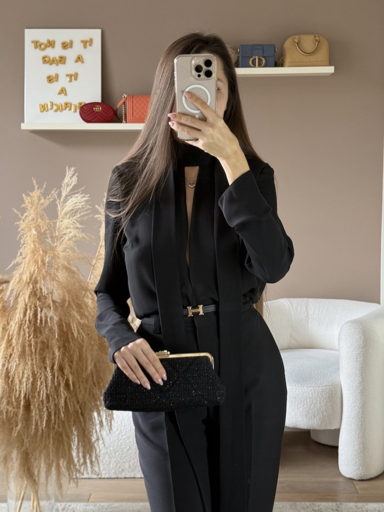 Клатч Chanel из твида