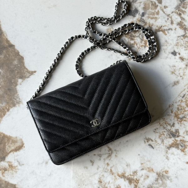 Клатч Chanel WOC Chevron