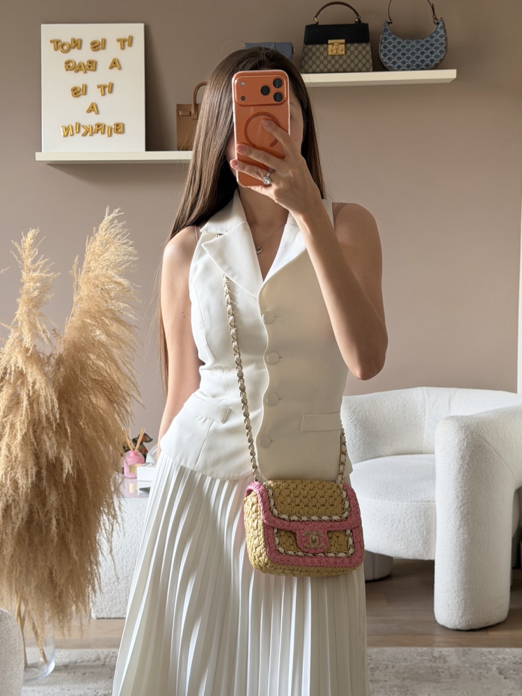 Сумка Chanel Raffia Mini Flap